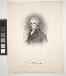 Richard Brinsley Sheridan, grawerowane przez W. Reada (1824-1837) autorstwa Joshua (after) Reynolds