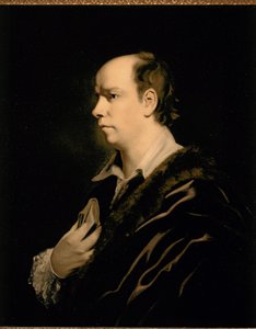 Oliver GOLDSMITH, Portret ok. 1770 (olej na płótnie) autorstwa Joshua (studio of) Reynolds