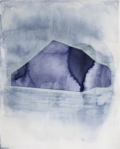 Abstrakcyjna niebieska geometria autorstwa Joshua Hoskins