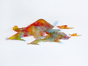 Kolorowy, abstrakcyjny ruch autorstwa Joshua Hoskins