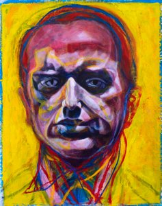 Intensywny, barwny portret autorstwa Joshua Hoskins
