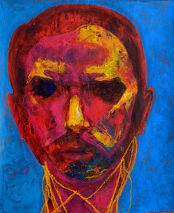 Intensywny, barwny portret autorstwa Joshua Hoskins