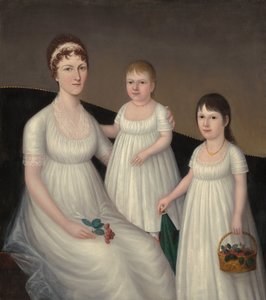 Grace Allison McCurdy (Pani Hugh McCurdy) i jej córki, Mary Jane i Letitia Grace