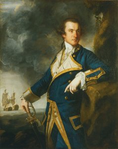 Admirał Alexander Hood autorstwa Joshua Reynolds