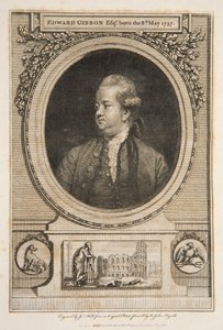 Edward Gibbon Esq., wyd. Grawerowanie z 1730 roku. autorstwa Joshua Reynolds