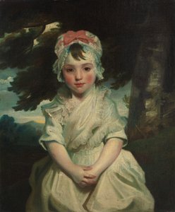 Georgiana Augusta Frederica Elliott 1782-1813, później lady Charles Bentinck, 1784. autorstwa Joshua Reynolds
