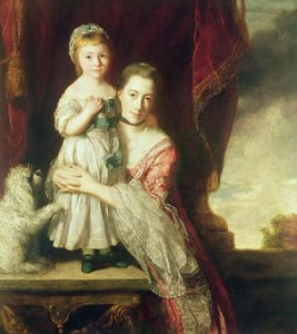 Georgiana, hrabina Spencer z lady Georgianą Spencer, 1759-61