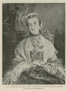 Lady Caroline Lennox, pierwsza baronowa Holandia autorstwa Joshua Reynolds
