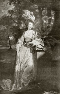 Mary Isabella Somerset, księżna Rutland, grawerowane przez Valentine