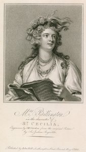 Pani Billington w postaci św. Cecylii autorstwa Joshua Reynolds