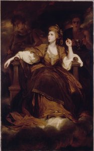 Pani Siddons jako muza tragiczna autorstwa Joshua Reynolds