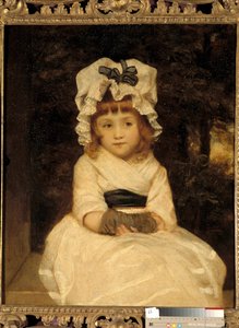 Portret Penelope Boothby Mała dziewczynka wygląda bardzo mądrze. Obraz Joshuy Reynoldsa (1723-1792), ok. 1788 Kolekcja prywatna autorstwa Joshua Reynolds