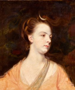 Portret damy jako Diany, prawdopodobnie Elizabeth Montagu, księżnej Manchesteru (1741-1832) autorstwa Joshua Reynolds