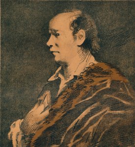 Szkic Olivera Goldsmitha, Sir Joshua Reynolds, 1769-70, 1906 autorstwa Joshua Reynolds