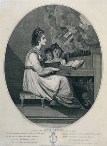 Muzyka Mademoiselle S. Huberty inspirowana Apollo autorstwa Joshua Reynolds