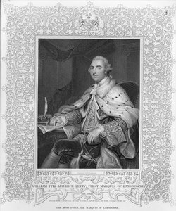 William Fitz-Maurice Petty, pierwszy markiz Lansdowne, grawerowane przez H. Robinsona autorstwa Joshua Reynolds