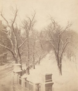 Boston Common Snow Scene, 1850s (zdjęcie)