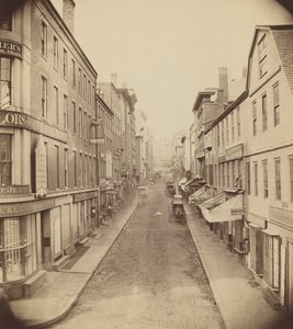 School Street, Boston, lata 50. XIX wieku.