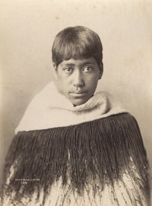 Hora Maniapoto, ok. 1890 (odbitka albuminowa)