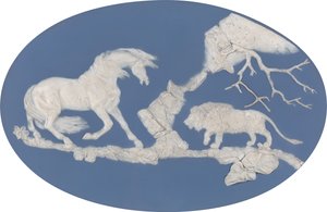 Koń Przestraszony przez Lwa Odcinek A, model 1780.