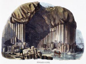 Jaskinia Fingals, z Zjawisk przyrody, 1849