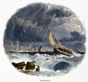 Monsuny, ze zjawisk natury, 1849 autorstwa Josiah Wood Whymper