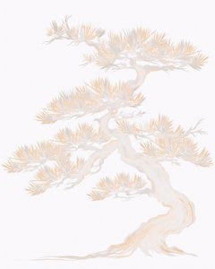 Elegancka sosna Zen autorstwa Josie George