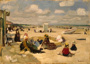 J.Goossens, plaża La Panne autorstwa Josse Goossens