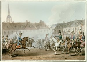 Sprzymierzeni władcy po bitwie pod Lipskiem autorstwa Josse Photo