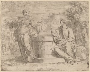 Chrystus i Samarytanka autorstwa Josse de Pape