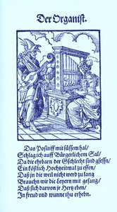 Organista autorstwa Jost Amman