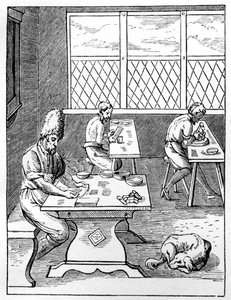 Szpilka i igła, c1559-1591 autorstwa Jost Amman