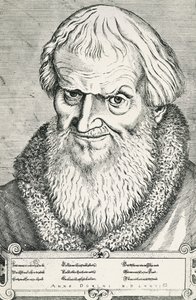 Portret Hansa Sachsa (Norymberga autorstwa Jost Amman