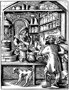 Sklep aptekarski, 1568