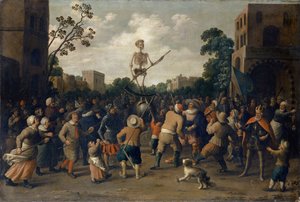 Walka ze śmiercią, 1625. autorstwa Jost Cornelisz Droochsloot