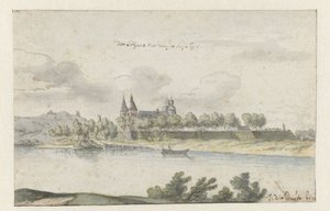 Widok na Fort Navagne, Limburg