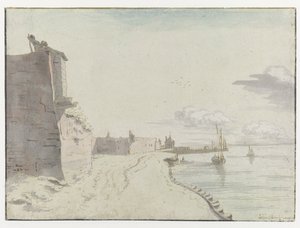 Widok na Waterschans Bulwark, Bergen op Zoom