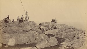 [Prywatna impreza na szczycie góry Monadnock]. autorstwa Jotham A. French