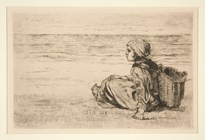 W Scheveningen autorstwa Jozef Israëls