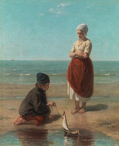 Dzieci morza autorstwa Jozef Israëls