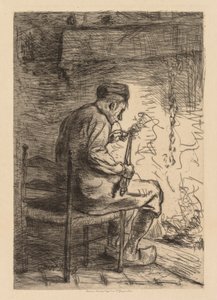 Palacz autorstwa Jozef Israëls