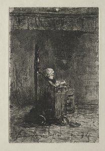 Dziecko na krześle autorstwa Jozef Israëls