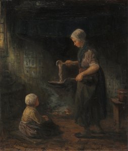 Naleśniki, c. 1875. autorstwa Jozef Israëls