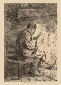 Palacz autorstwa Jozef Israëls