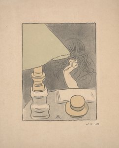 Czytelnik z lampką autorstwa József Rippl Rónai