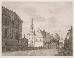 Karusselgården w Frederiksborg autorstwa Jørgen Roed