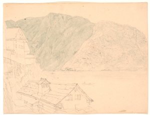 Jezioro w Gmunden autorstwa Jørgen V. Sonne