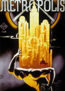 Plakat do węgierskiego wydania Metropolis, reżyseria Fritz Lang, 1927