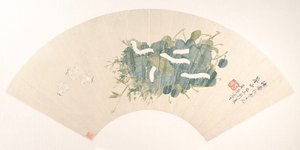 Jedwabnik, datowany na 1859 rok. autorstwa Ju Chao