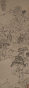 Krajobraz w stylu Wen Zhengming autorstwa Ju Jie